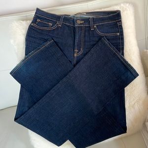 J Brand boot leg size 28 denim. Dark wash. Flare leg.